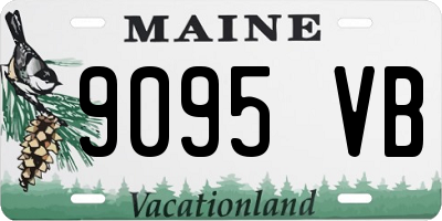 ME license plate 9095VB