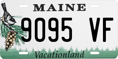 ME license plate 9095VF