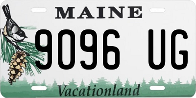 ME license plate 9096UG