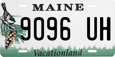 ME license plate 9096UH
