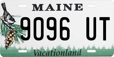 ME license plate 9096UT