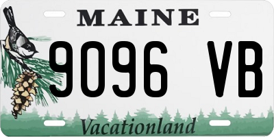 ME license plate 9096VB