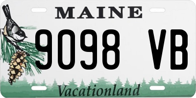 ME license plate 9098VB