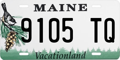 ME license plate 9105TQ