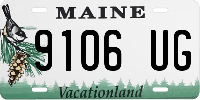 ME license plate 9106UG