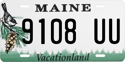 ME license plate 9108UU