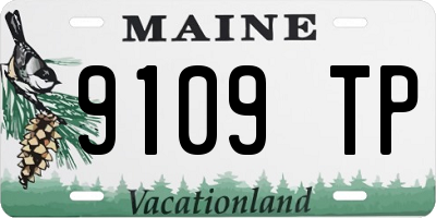 ME license plate 9109TP