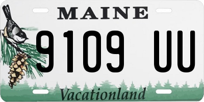 ME license plate 9109UU