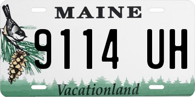 ME license plate 9114UH