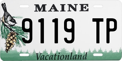 ME license plate 9119TP