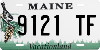 ME license plate 9121TF