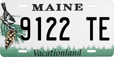 ME license plate 9122TE