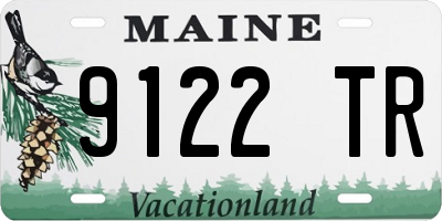 ME license plate 9122TR