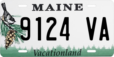 ME license plate 9124VA