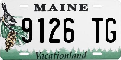 ME license plate 9126TG
