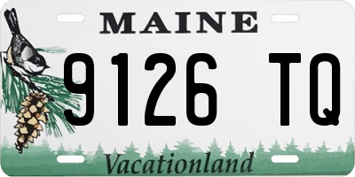 ME license plate 9126TQ