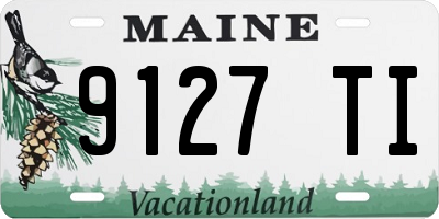 ME license plate 9127TI