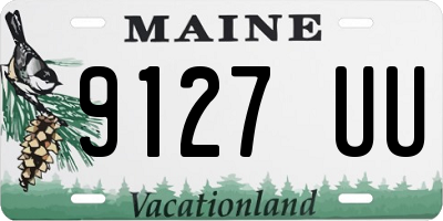 ME license plate 9127UU