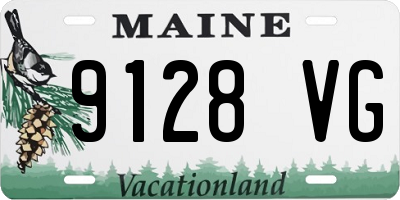 ME license plate 9128VG