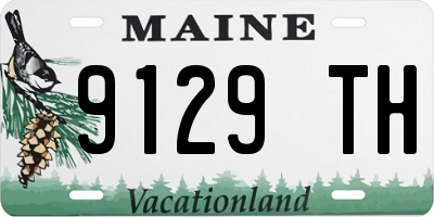 ME license plate 9129TH
