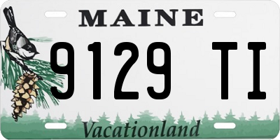 ME license plate 9129TI