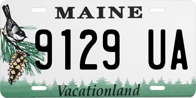 ME license plate 9129UA