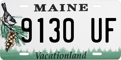 ME license plate 9130UF