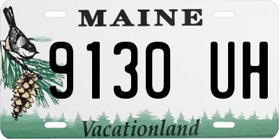 ME license plate 9130UH