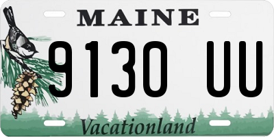 ME license plate 9130UU