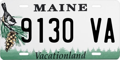 ME license plate 9130VA