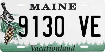 ME license plate 9130VE