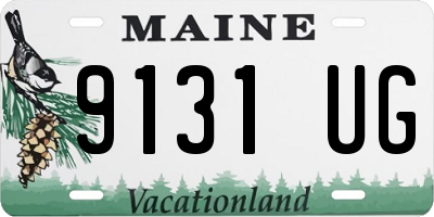 ME license plate 9131UG