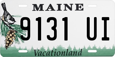 ME license plate 9131UI