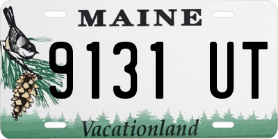 ME license plate 9131UT