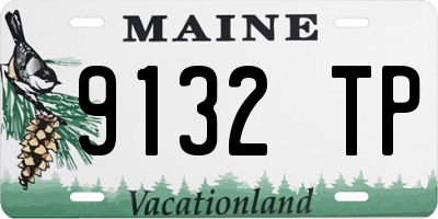 ME license plate 9132TP
