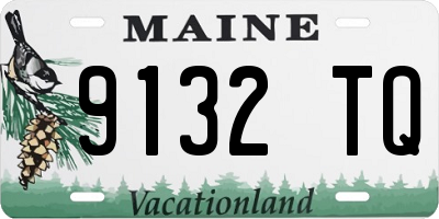 ME license plate 9132TQ