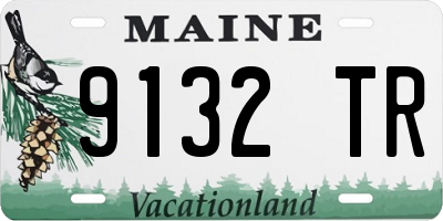 ME license plate 9132TR