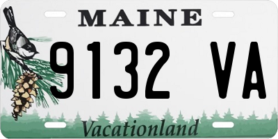 ME license plate 9132VA