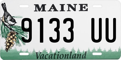 ME license plate 9133UU