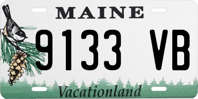 ME license plate 9133VB