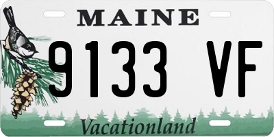 ME license plate 9133VF