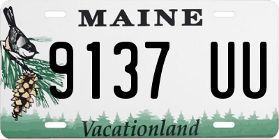 ME license plate 9137UU