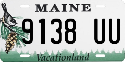 ME license plate 9138UU