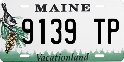 ME license plate 9139TP
