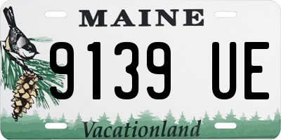 ME license plate 9139UE