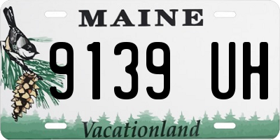 ME license plate 9139UH