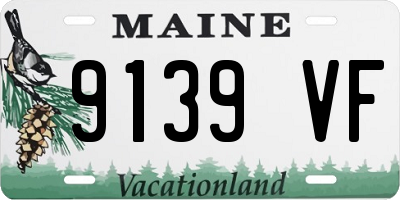 ME license plate 9139VF