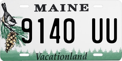 ME license plate 9140UU