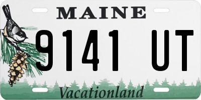 ME license plate 9141UT