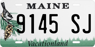 ME license plate 9145SJ